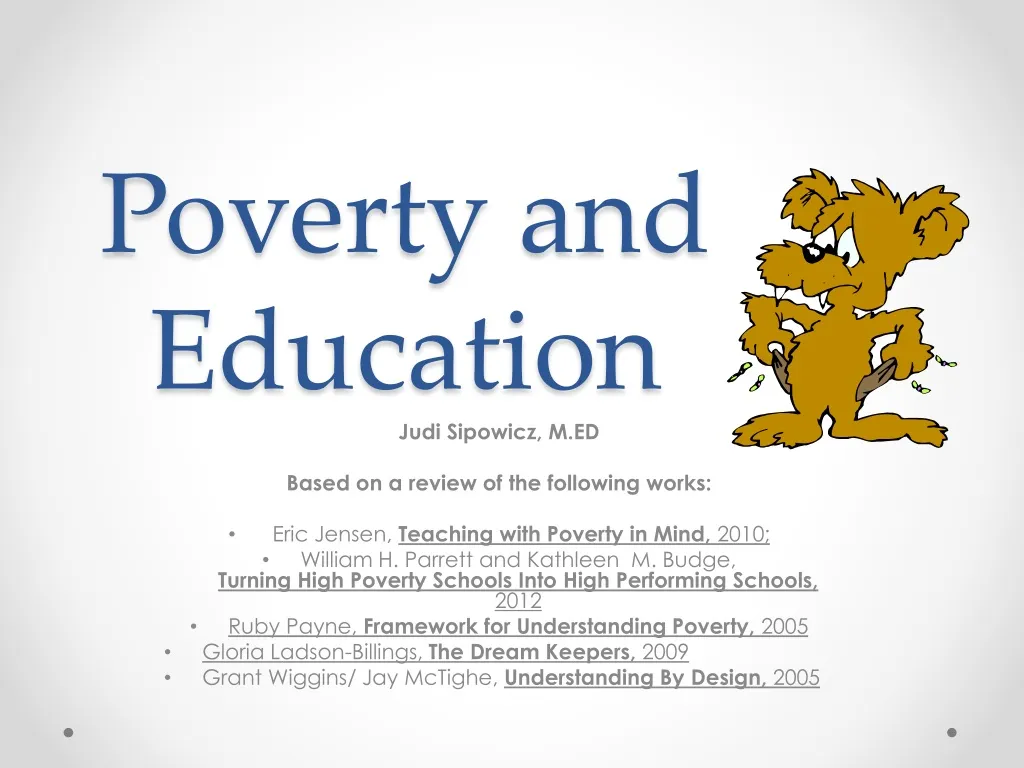 PPT Poverty and Education PowerPoint Presentation, free download ID