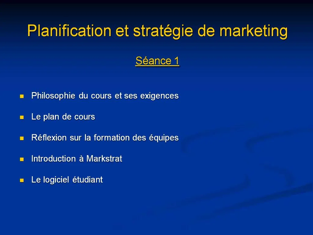 Ppt Planification Et Strat Gie De Marketing Powerpoint Presentation Free Download Id