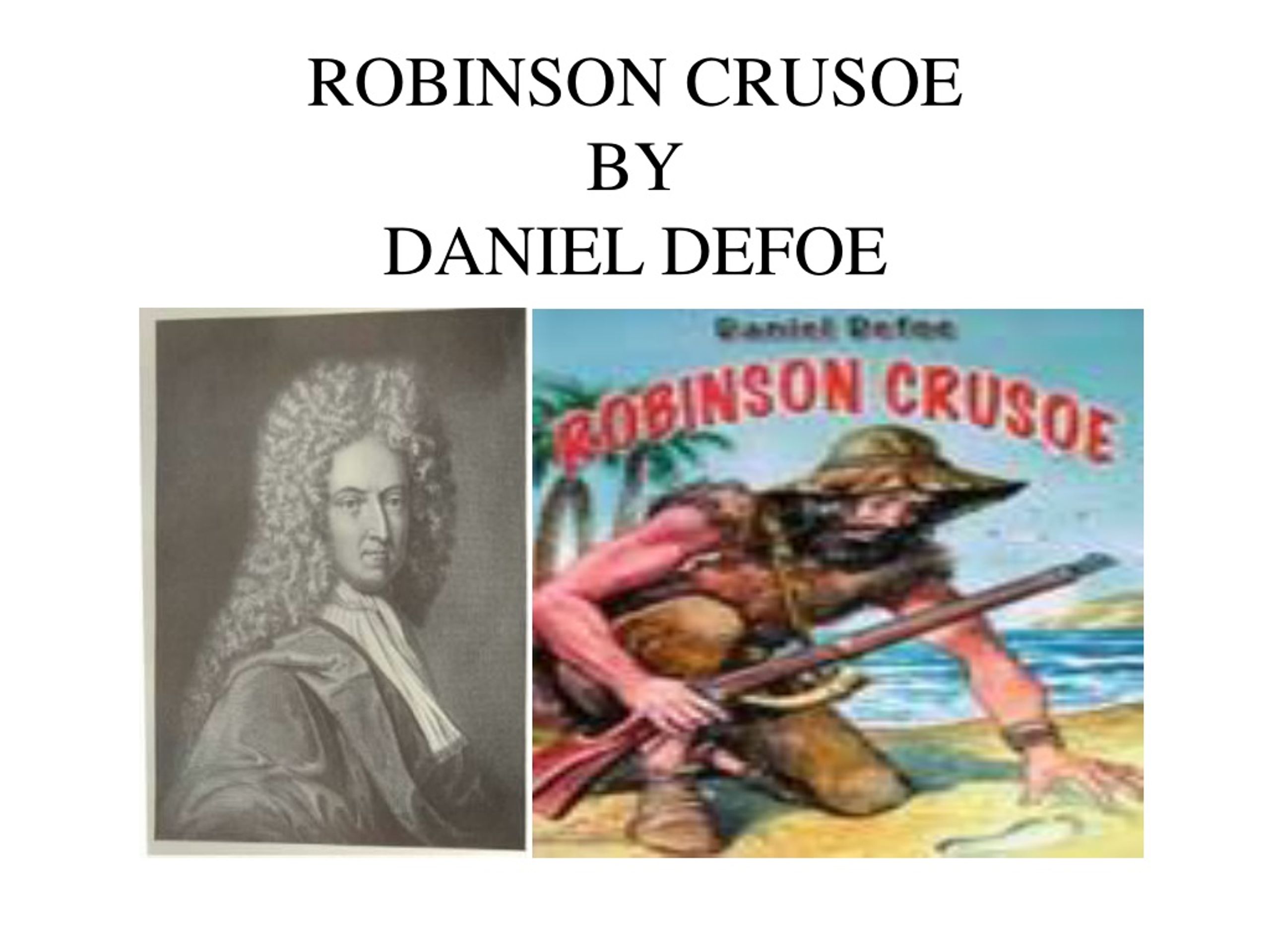 thesis statement for robinson crusoe