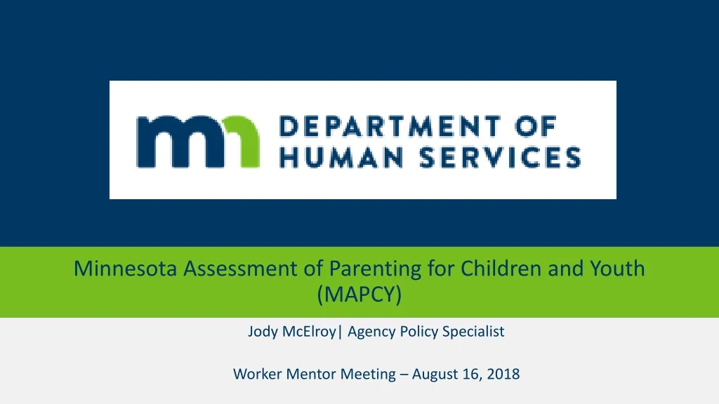 PPT - Minnesota Assessment Of Parenting For Children And Youth ( MAPCY ...