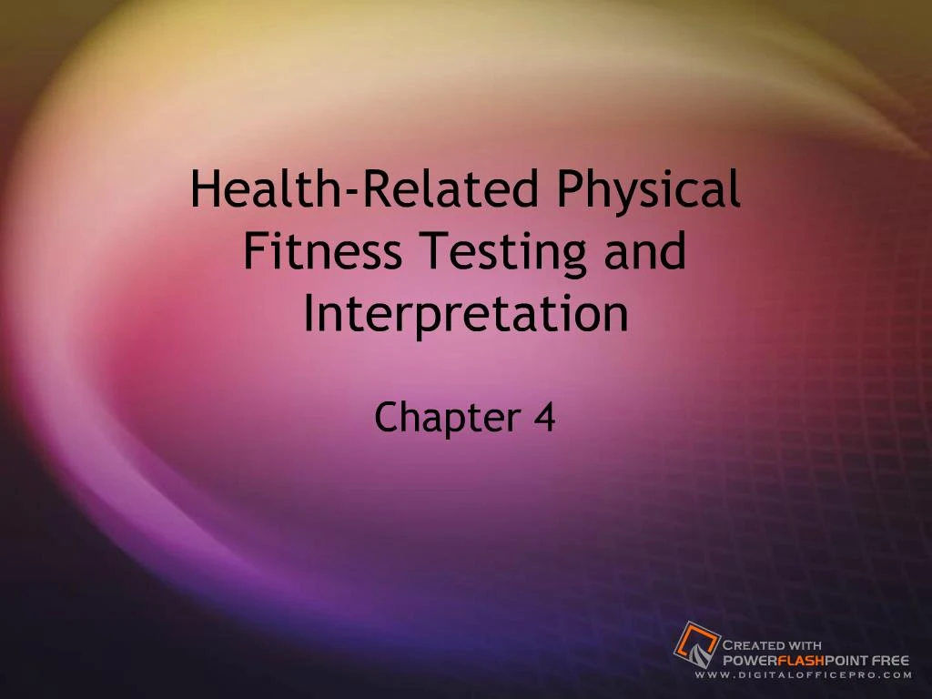 assignment 19 test physical health