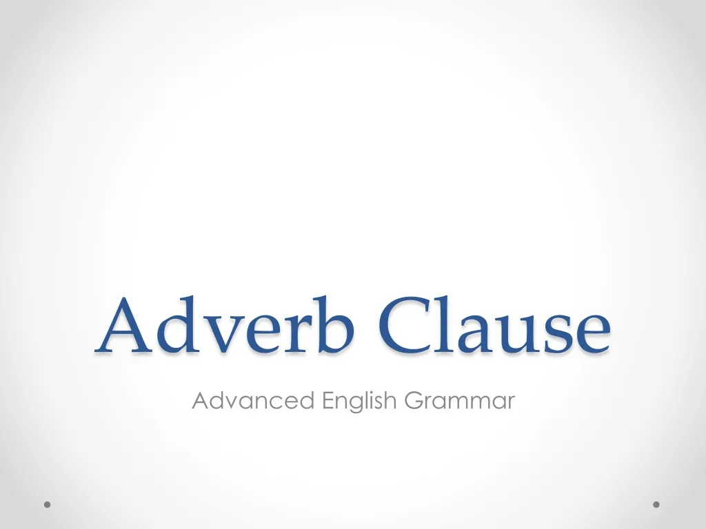 adverb clause n.