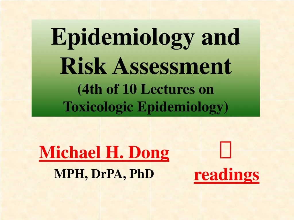 PPT Michael H. Dong MPH, DrPA, PhD PowerPoint Presentation, free
