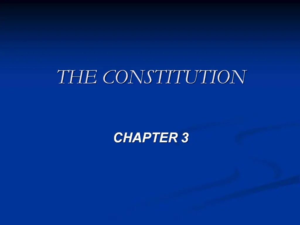 Ppt The Constitution Powerpoint Presentation Free Download Id608558 6445