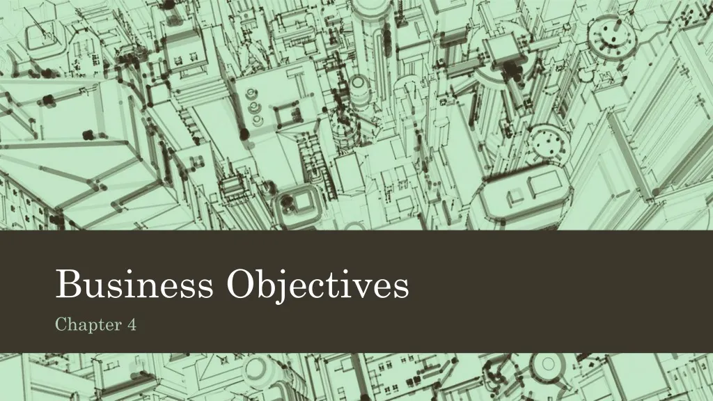 business objectives n.
