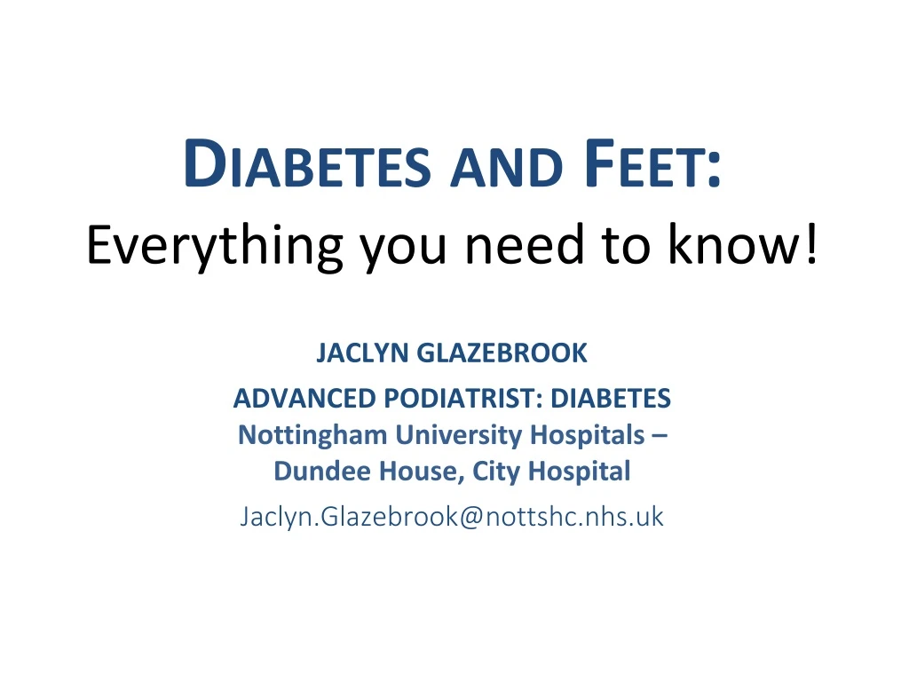 diabetes and feet everything you need to know n.