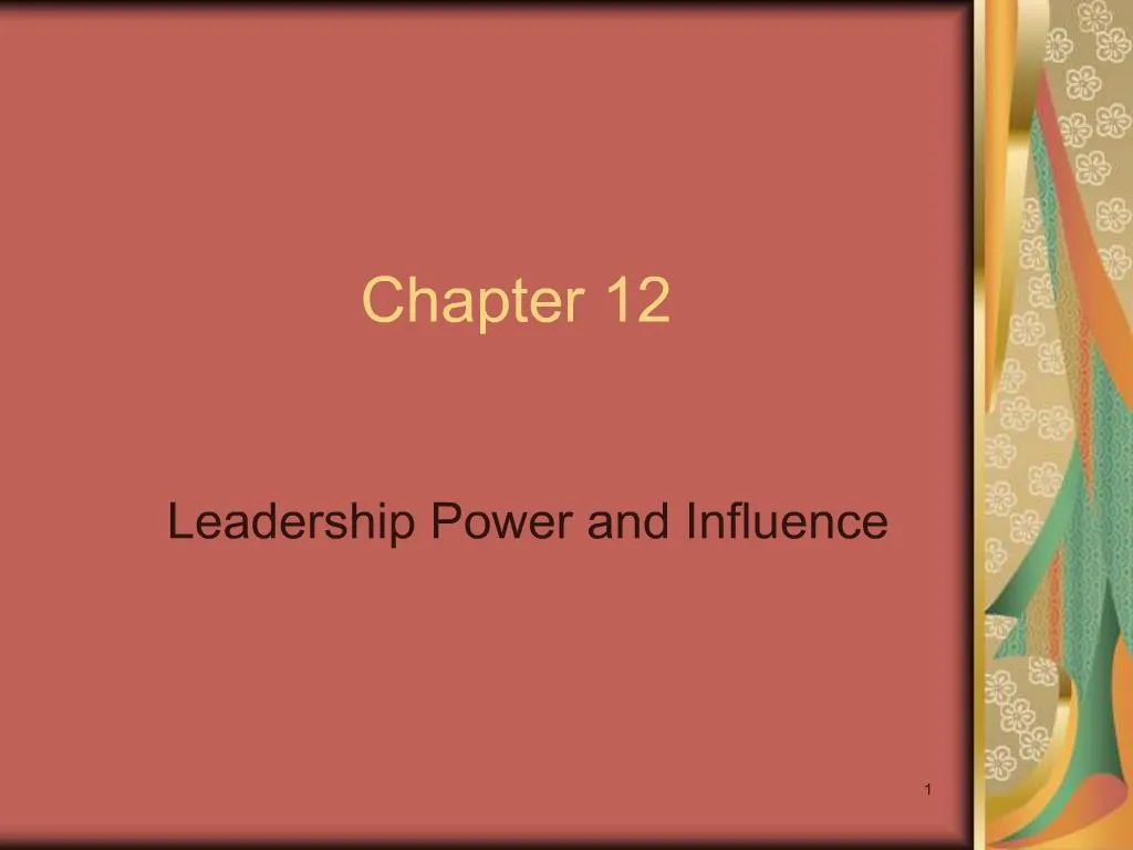 PPT - Leadership Power and Influence PowerPoint Presentation, free ...