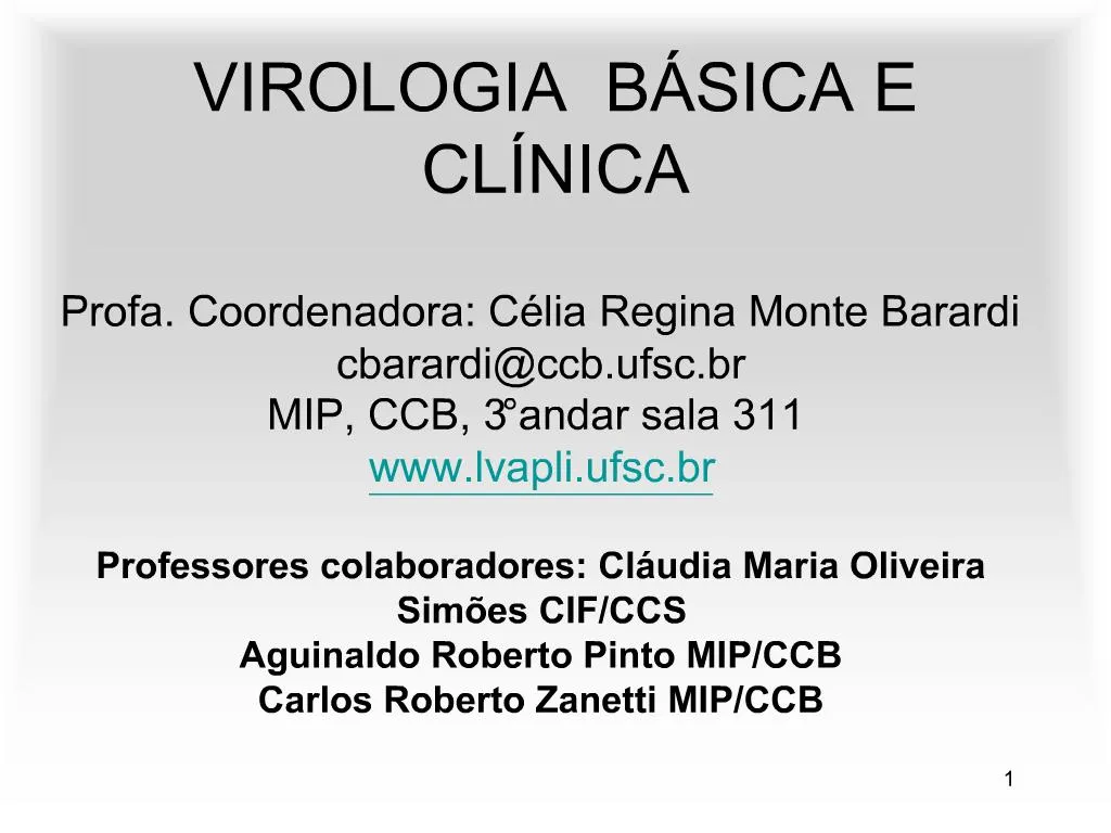 PPT - VIROLOGIA B SICA E CL NICA PowerPoint Presentation, Free Download ...