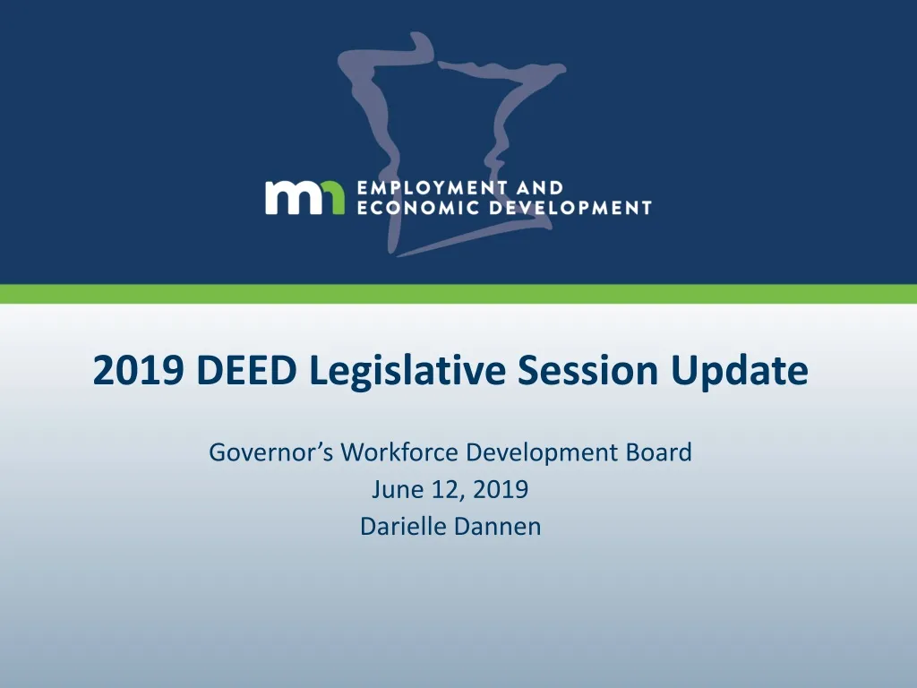 2019 deed legislative session update n.