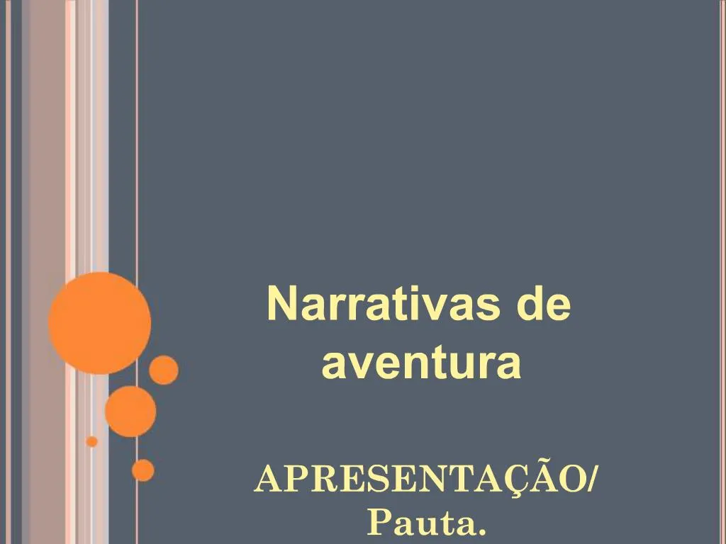 PPT - Narrativas De Aventura PowerPoint Presentation, Free Download ...