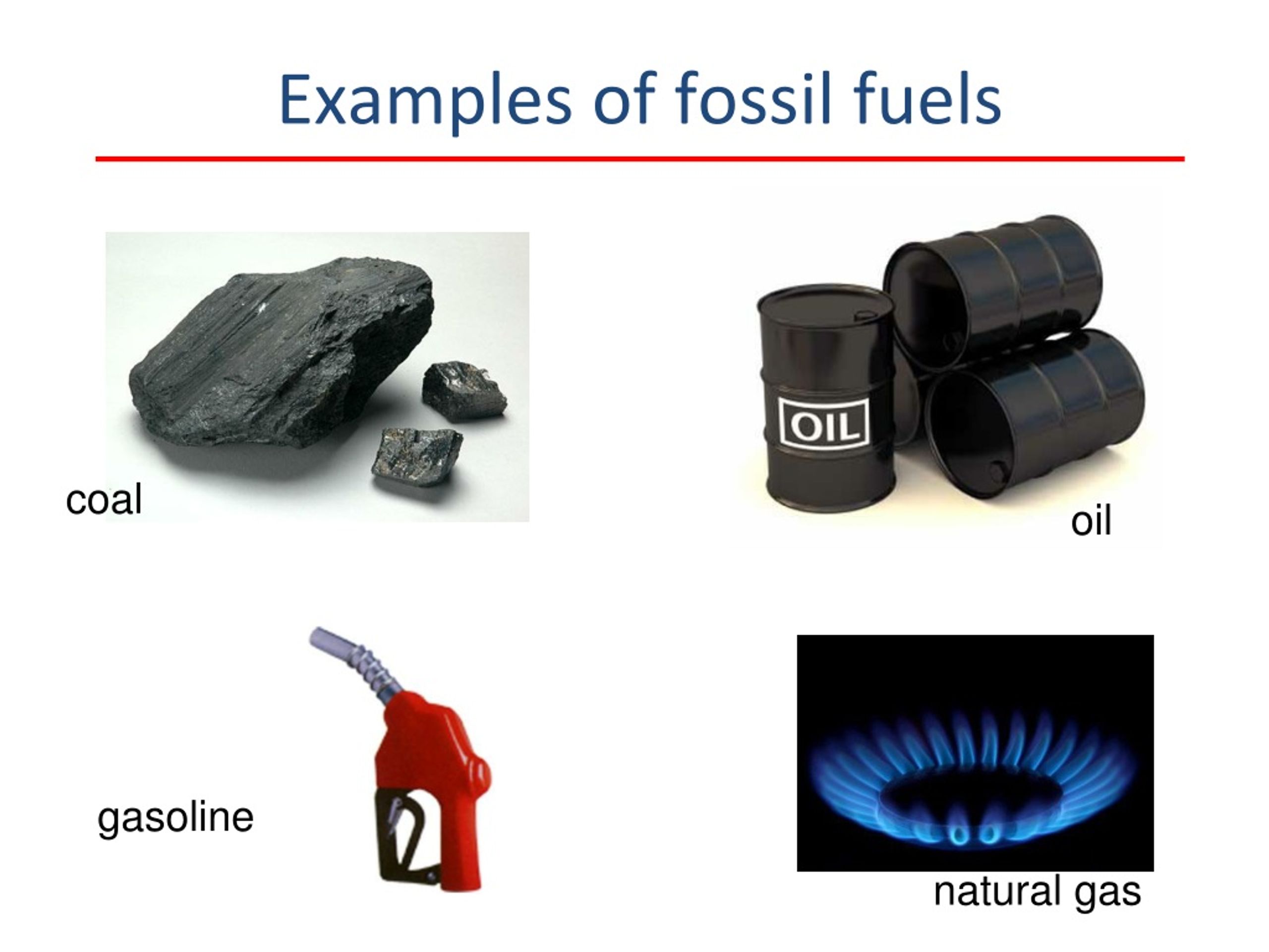 fossil fuels examples
