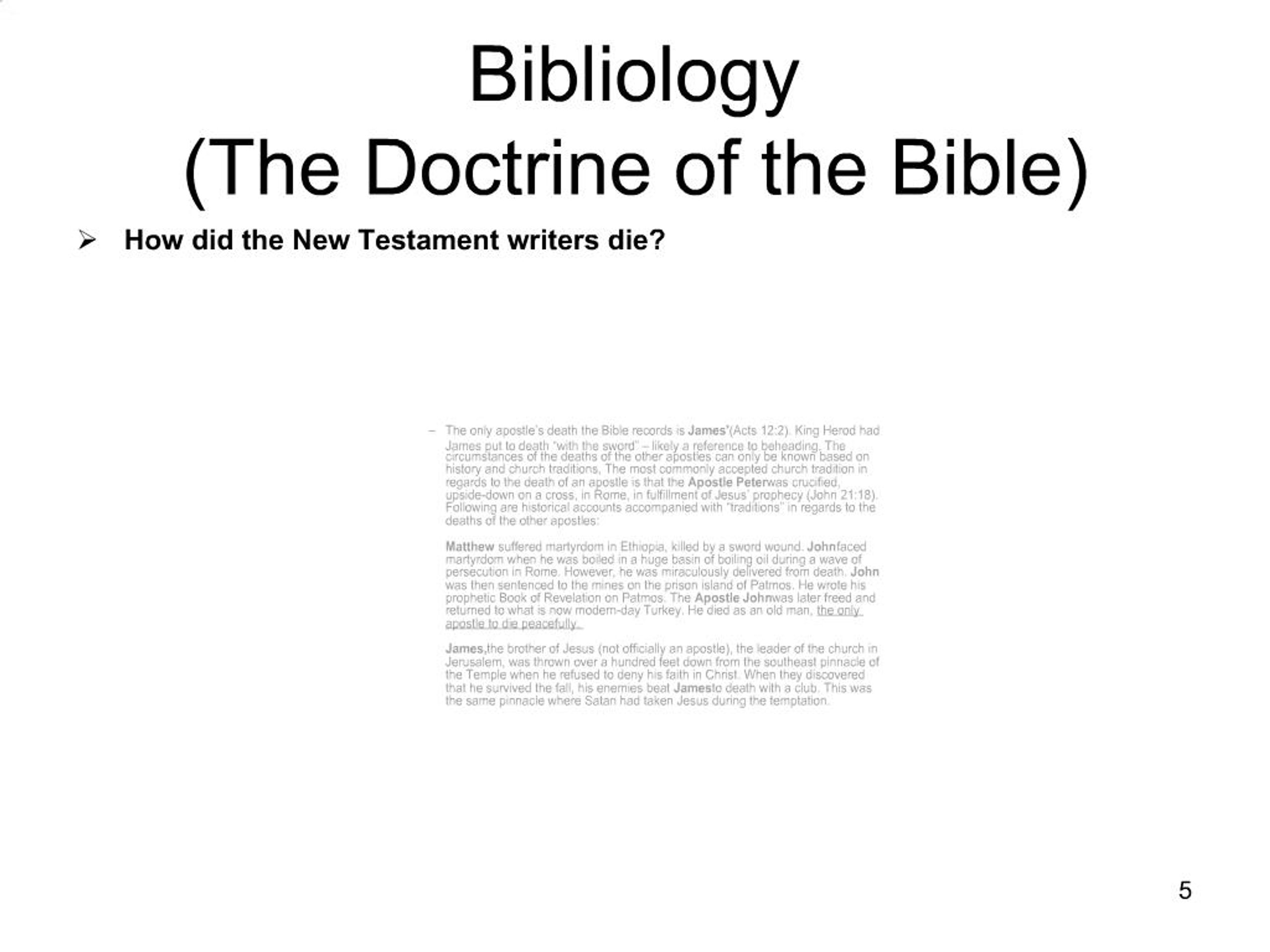 Bite Sized Theology The Bible The Book Soul Survival