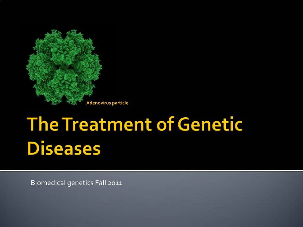 presentation of genetic diseases