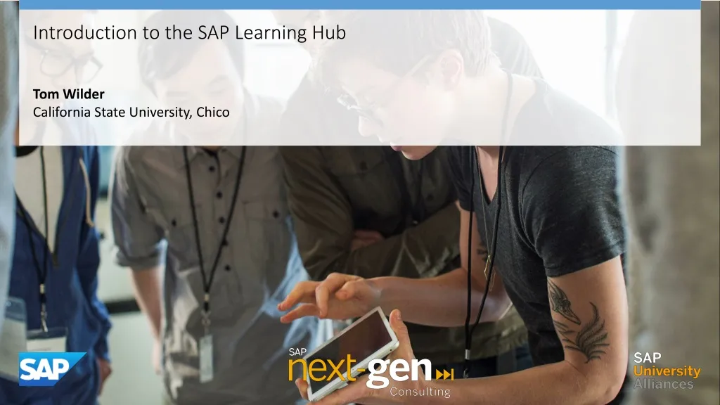 introduction to the sap learning hub n.