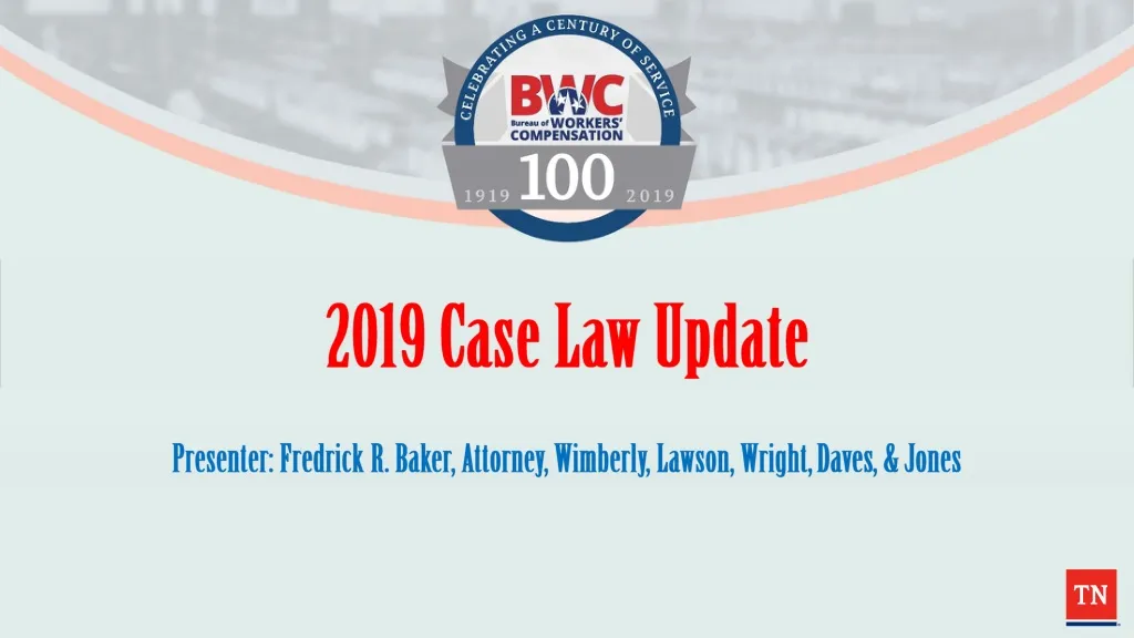 PPT 2019 Case Law Update PowerPoint Presentation, free download ID