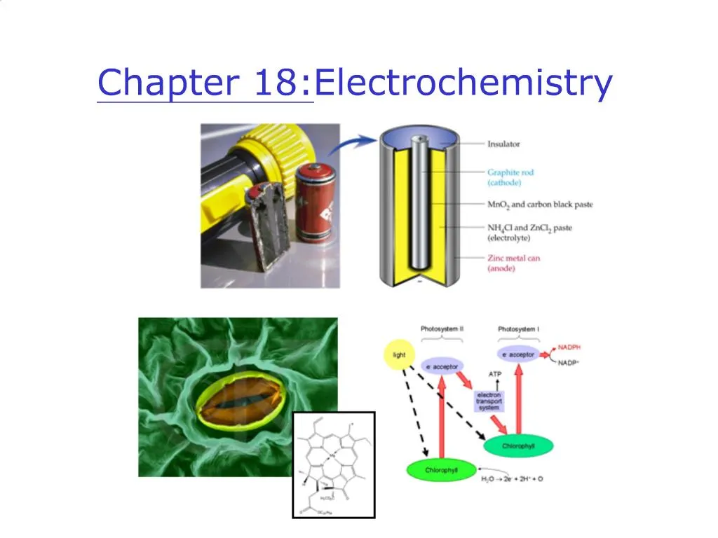 PPT - Chapter 18: Electrochemistry PowerPoint Presentation, Free ...