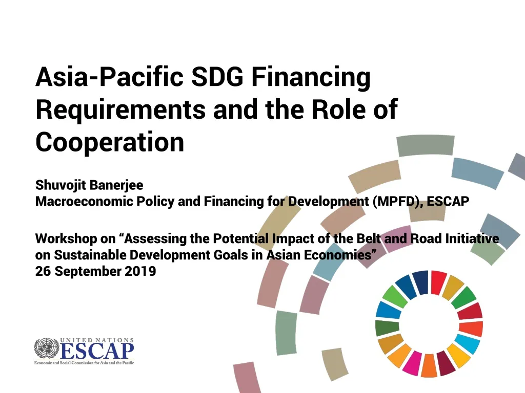 asia pacific sdg financing requirements n.
