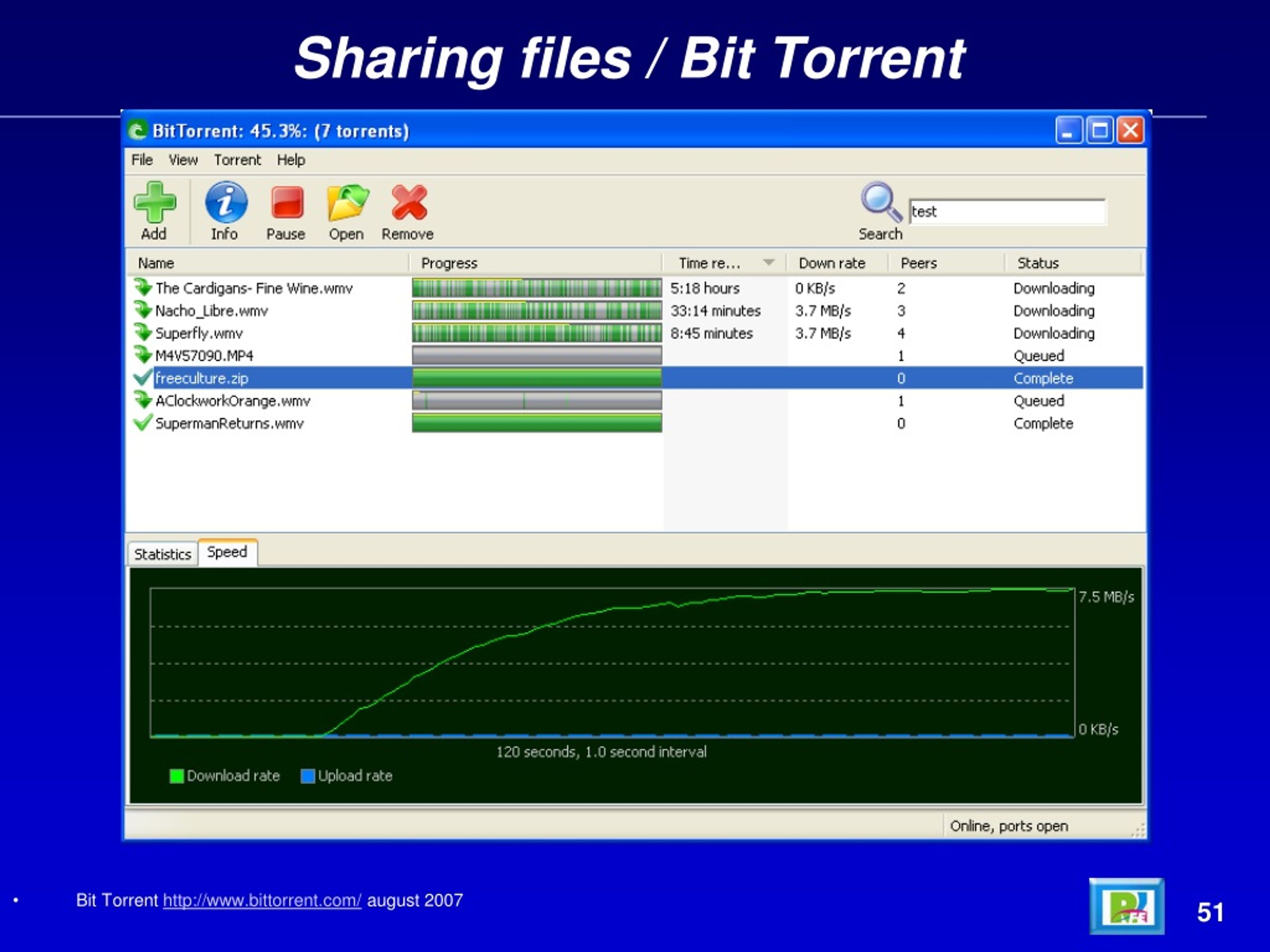 bittorrent search software