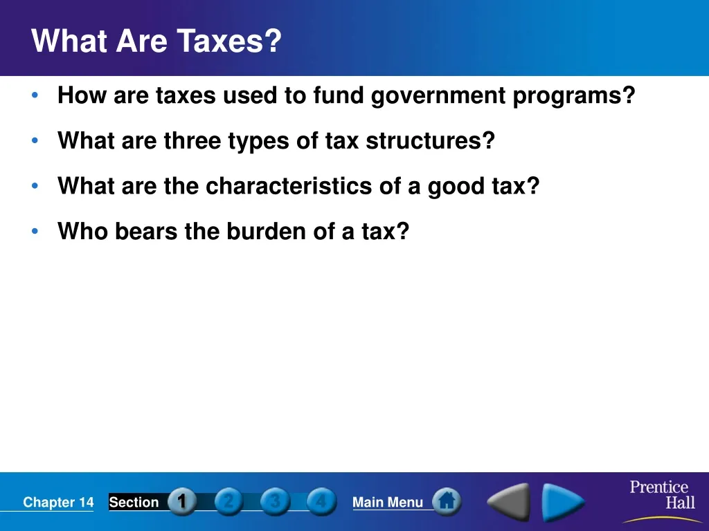 what are taxes n.