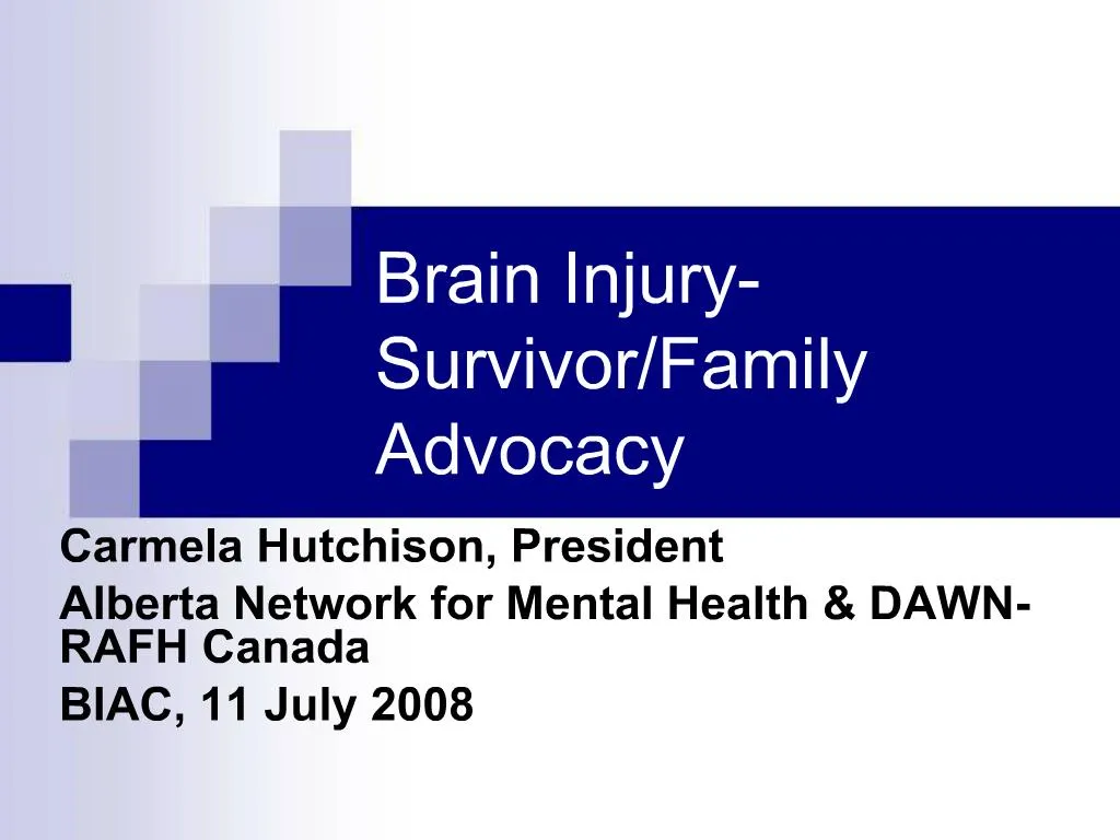 PPT - Brain Injury- Survivor PowerPoint Presentation, Free Download ...