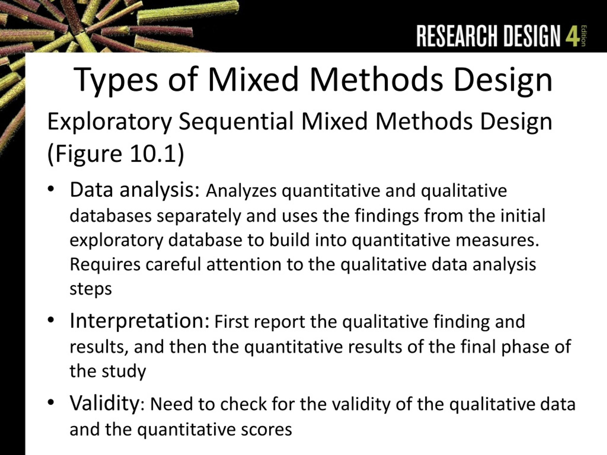 mixed method research design