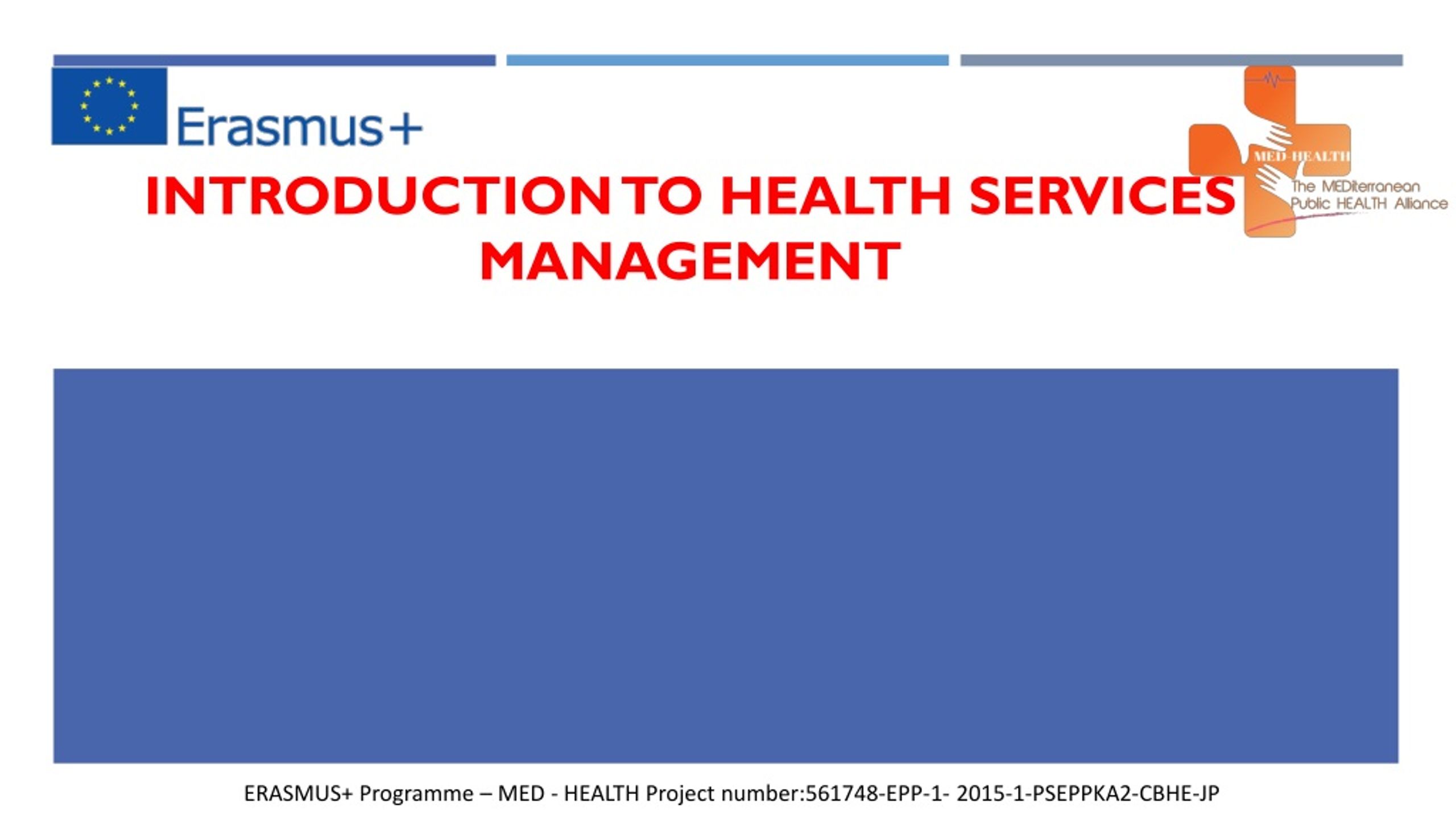 PPT Introduction To Health Services Management PowerPoint 