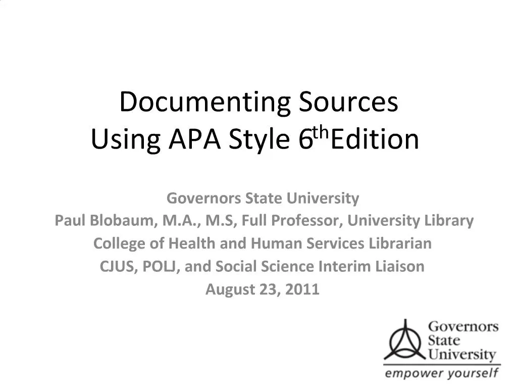 ppt-documenting-sources-using-apa-style-6th-edition-powerpoint