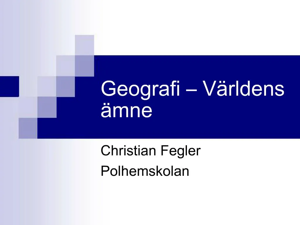 PPT - Geografi V Rldens Mne PowerPoint Presentation, Free Download - ID ...