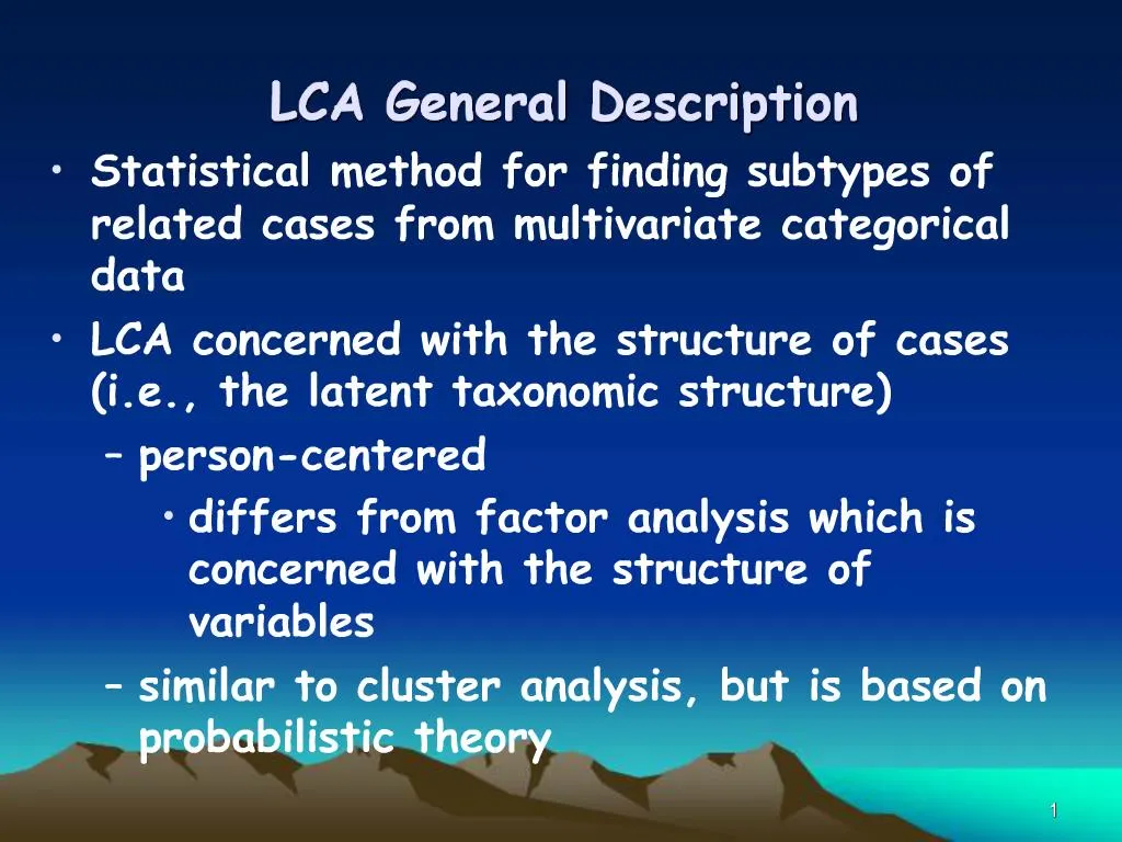 PPT - LCA General Description PowerPoint Presentation, free download ...