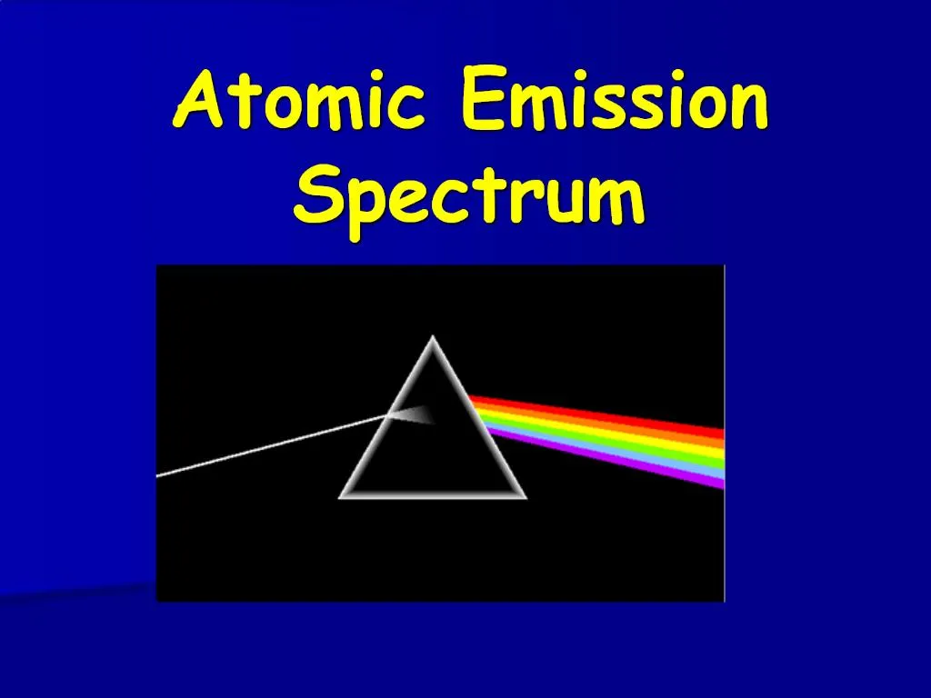 atomic emission spectrum worksheet blank