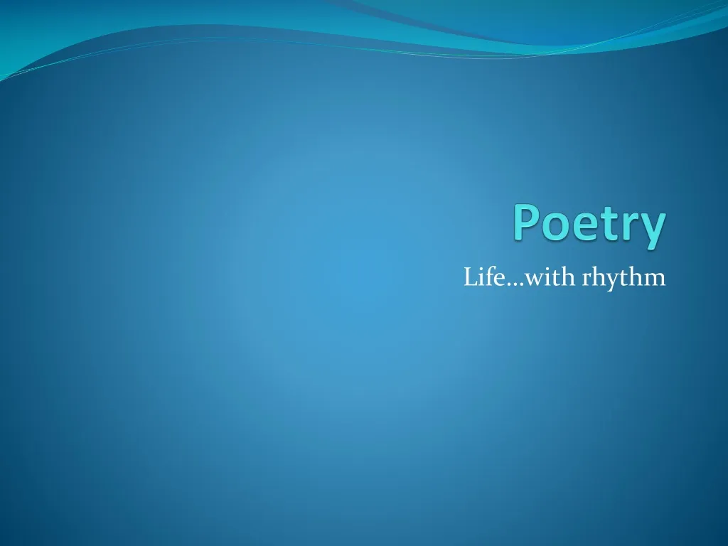 poetry n.