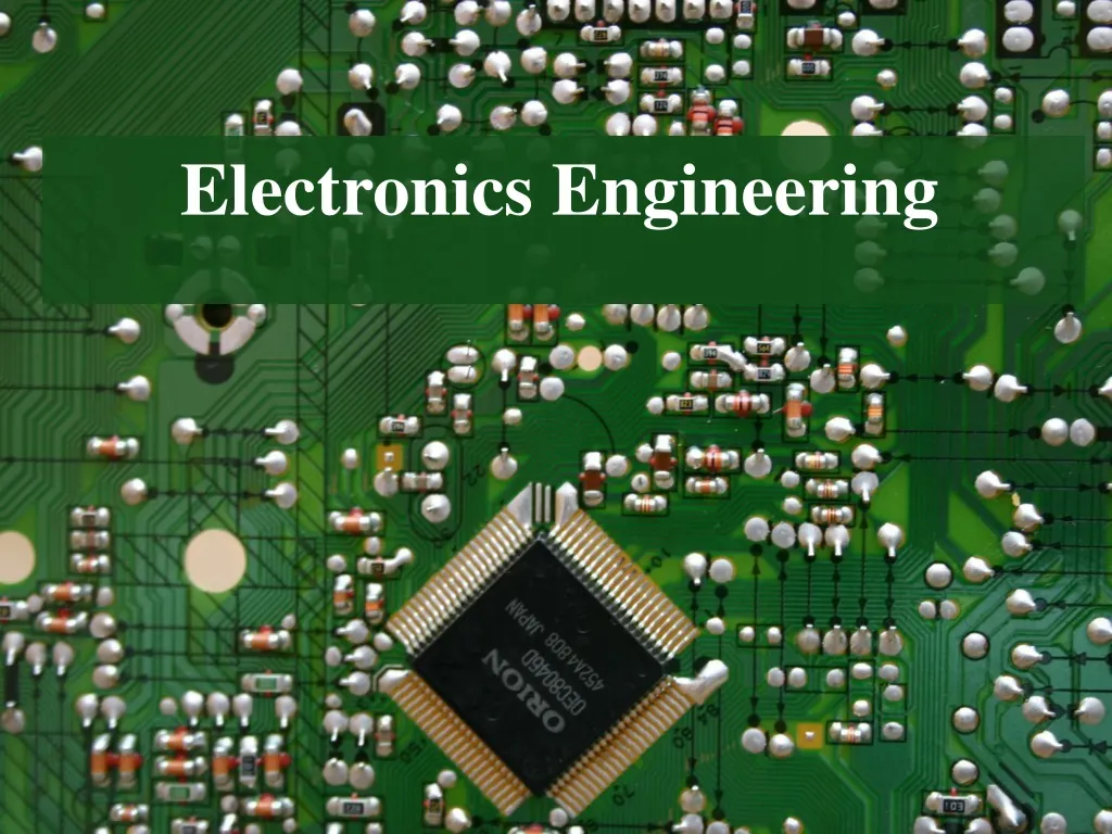 electronics engineering n.