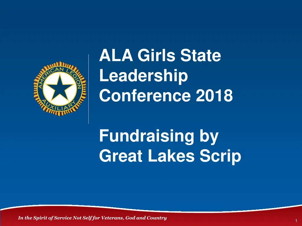 ala girls state leadership conference 2018 fundraising by great lakes scrip n.