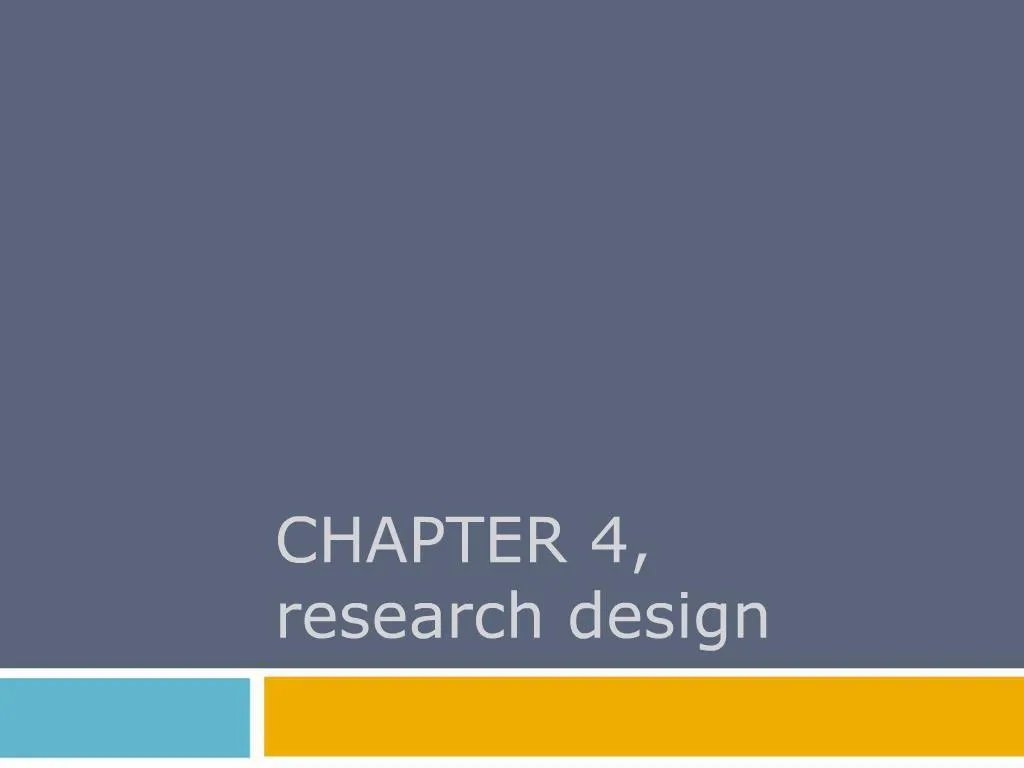 ppt for chapter 4 research