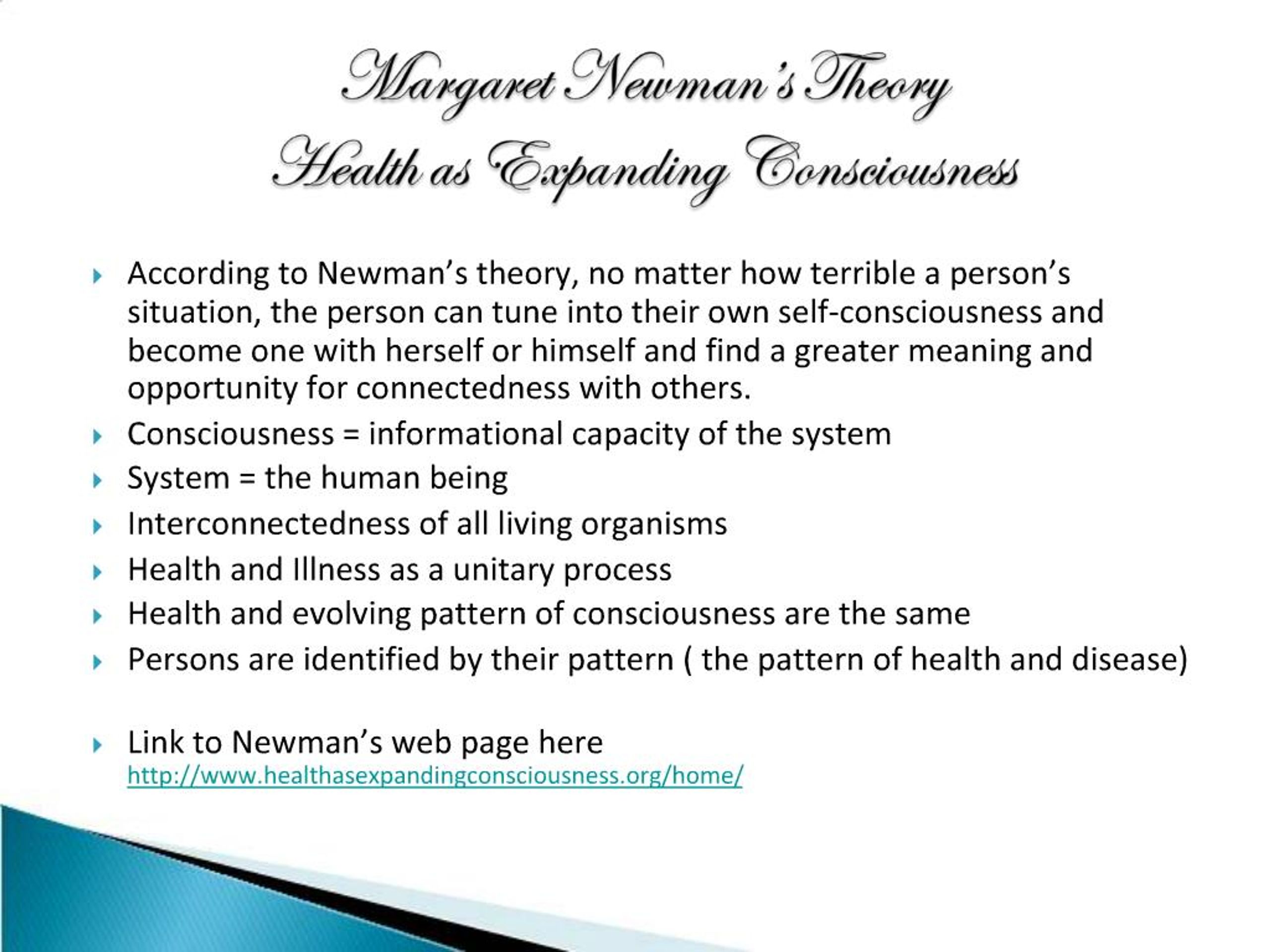margaret newman theory