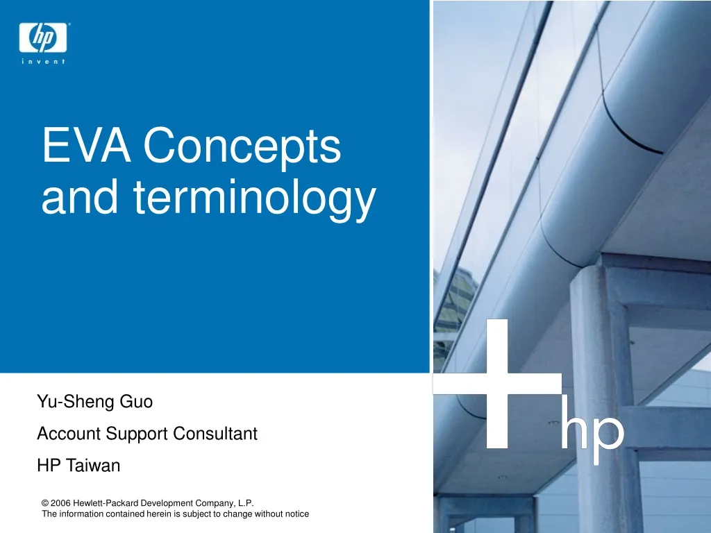 eva concepts and terminology n.