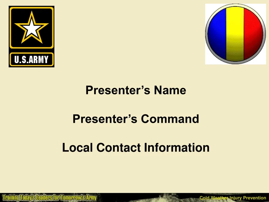 presenter s name presenter s command local n.
