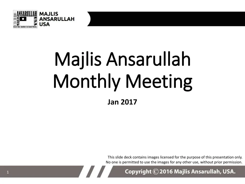 majlis ansarullah monthly meeting n.