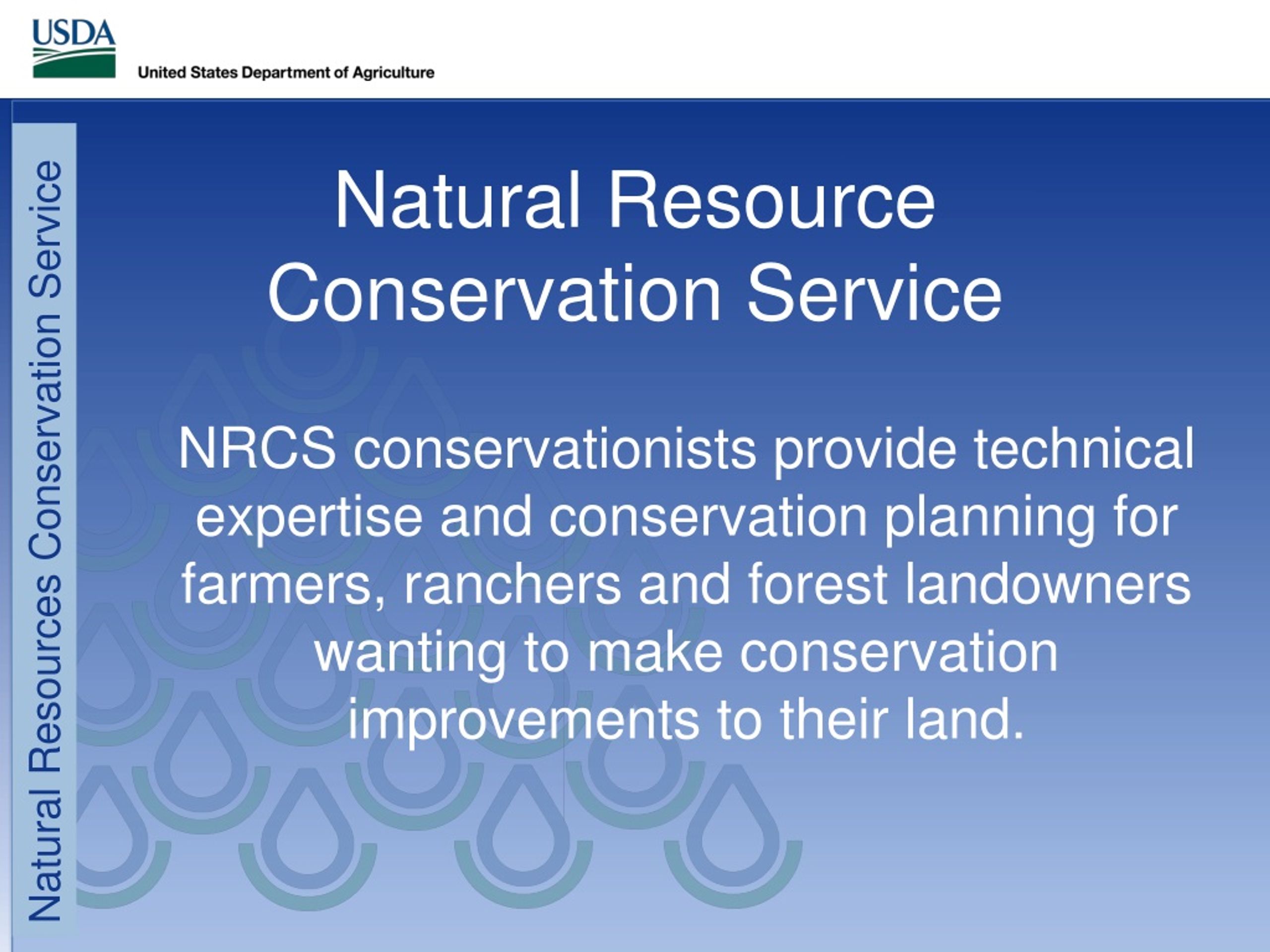 PPT - Natural Resource Conservation Service PowerPoint Presentation ...