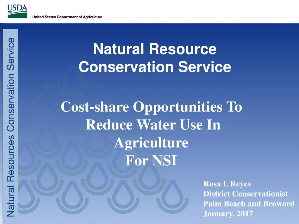 PPT - Natural Resource Conservation Service PowerPoint Presentation ...