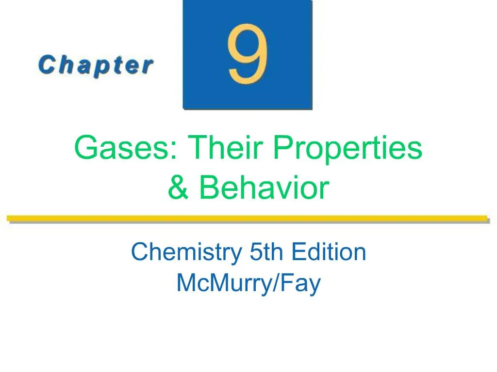 Ppt Gases Their Properties Behavior Powerpoint Presentation Free Download Id