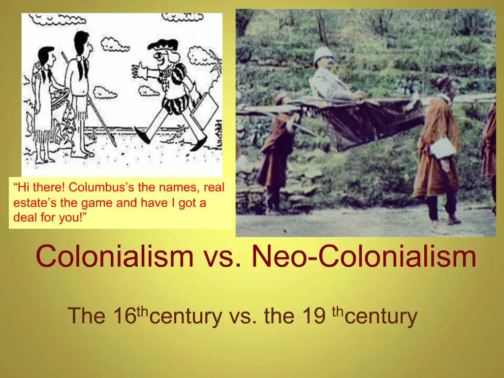 neo colonialism
