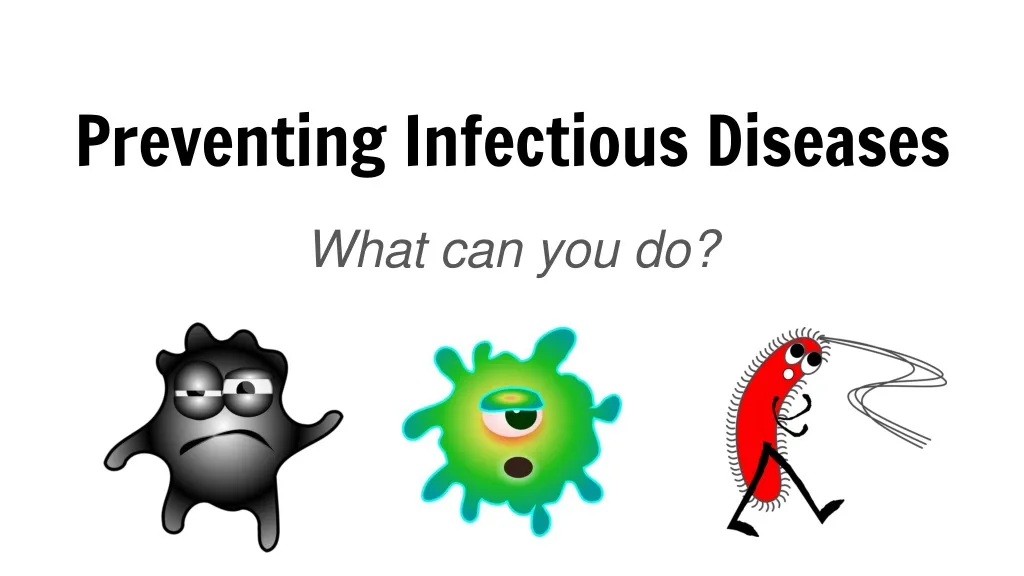 preventing infectious diseases n.