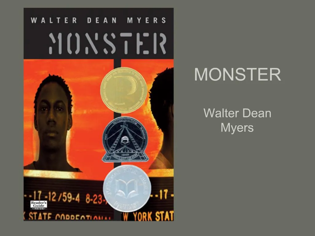 monster walter dean myers notes