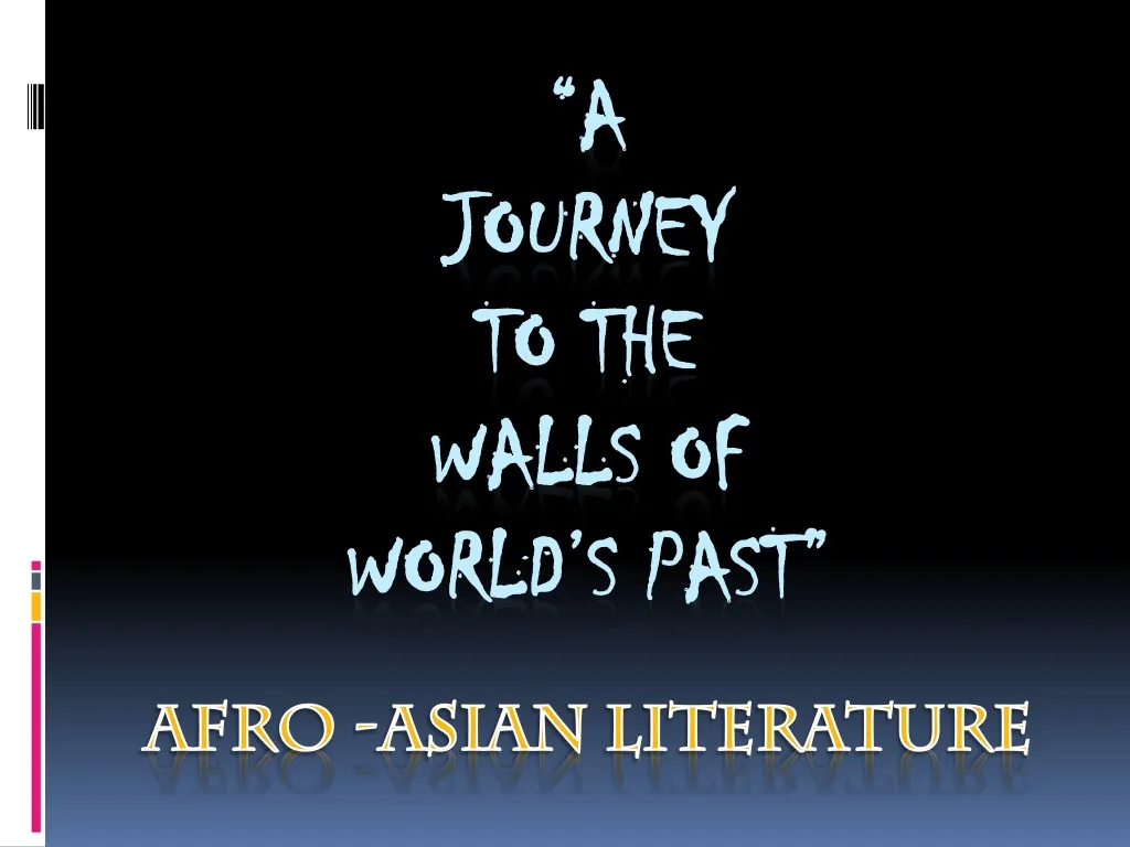 afro asian literature n.