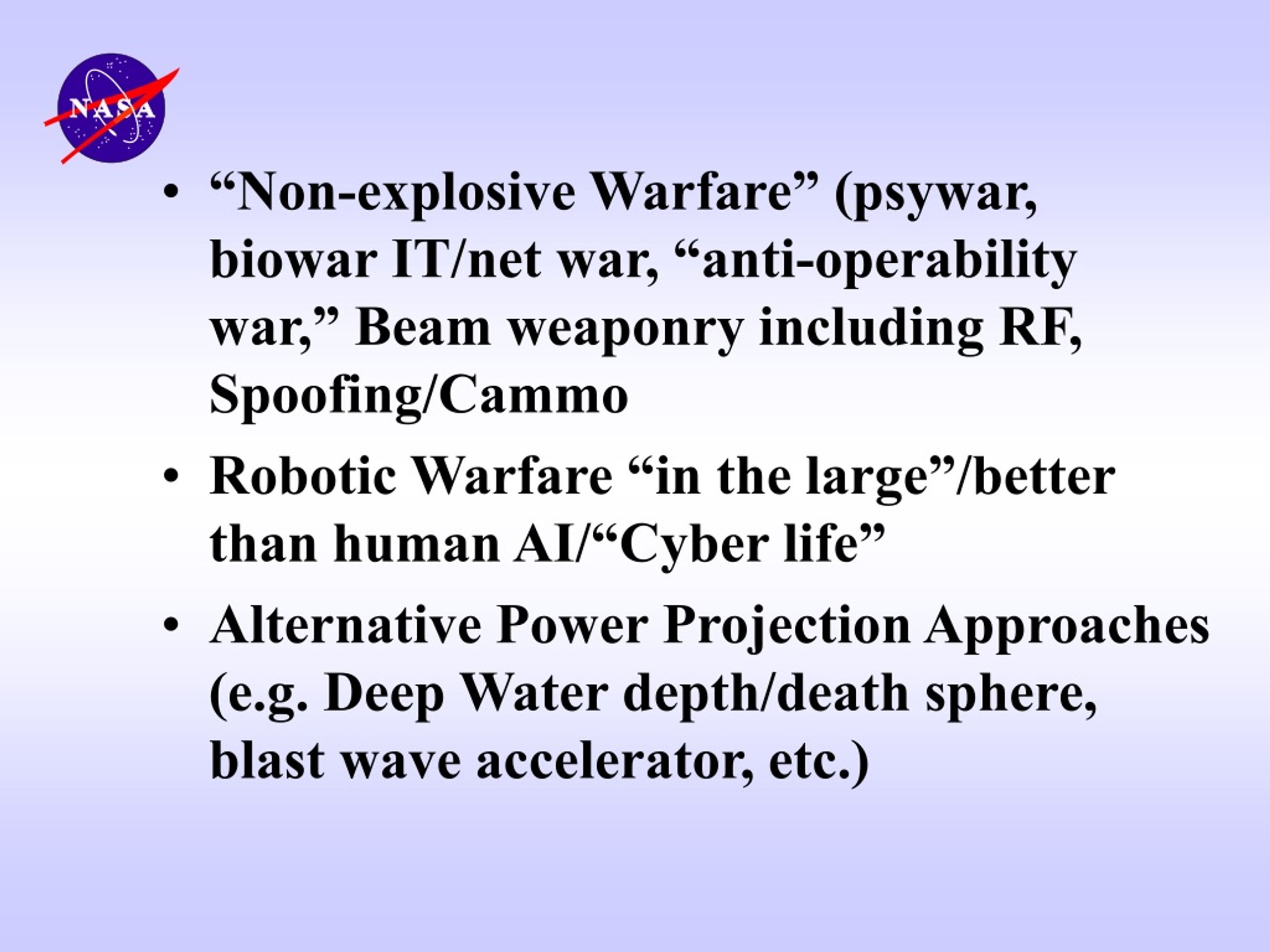 PPT Future Strategic Issues/Future Warfare [Circa 2025] PowerPoint