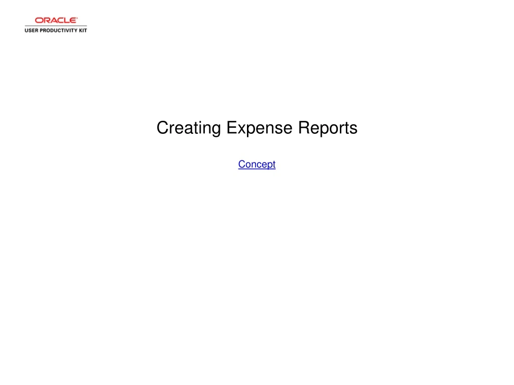 creating expense reports concept n.