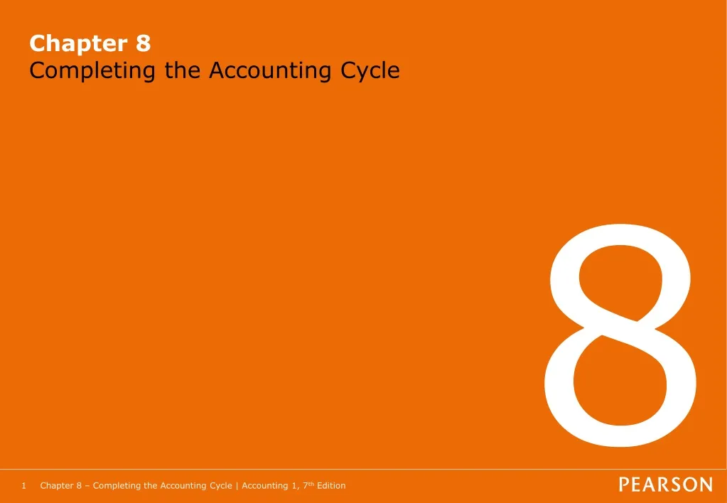 chapter 8 completing the accounting cycle n.