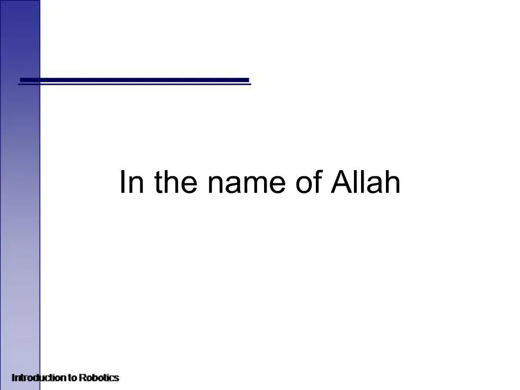 starting presentation with the name of allah