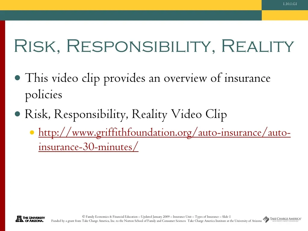 risk responsibility reality n.